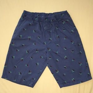 Uniqlo Tropical Printed Bermuda Shorts w/ Elastic Waistband